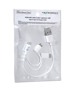 3 In 1 Cable - 3 In 1 Multiple USB Micro USB Cable