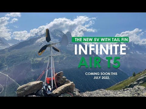 Infinite Air 5T-Portable Off-Grid Wind Turbine